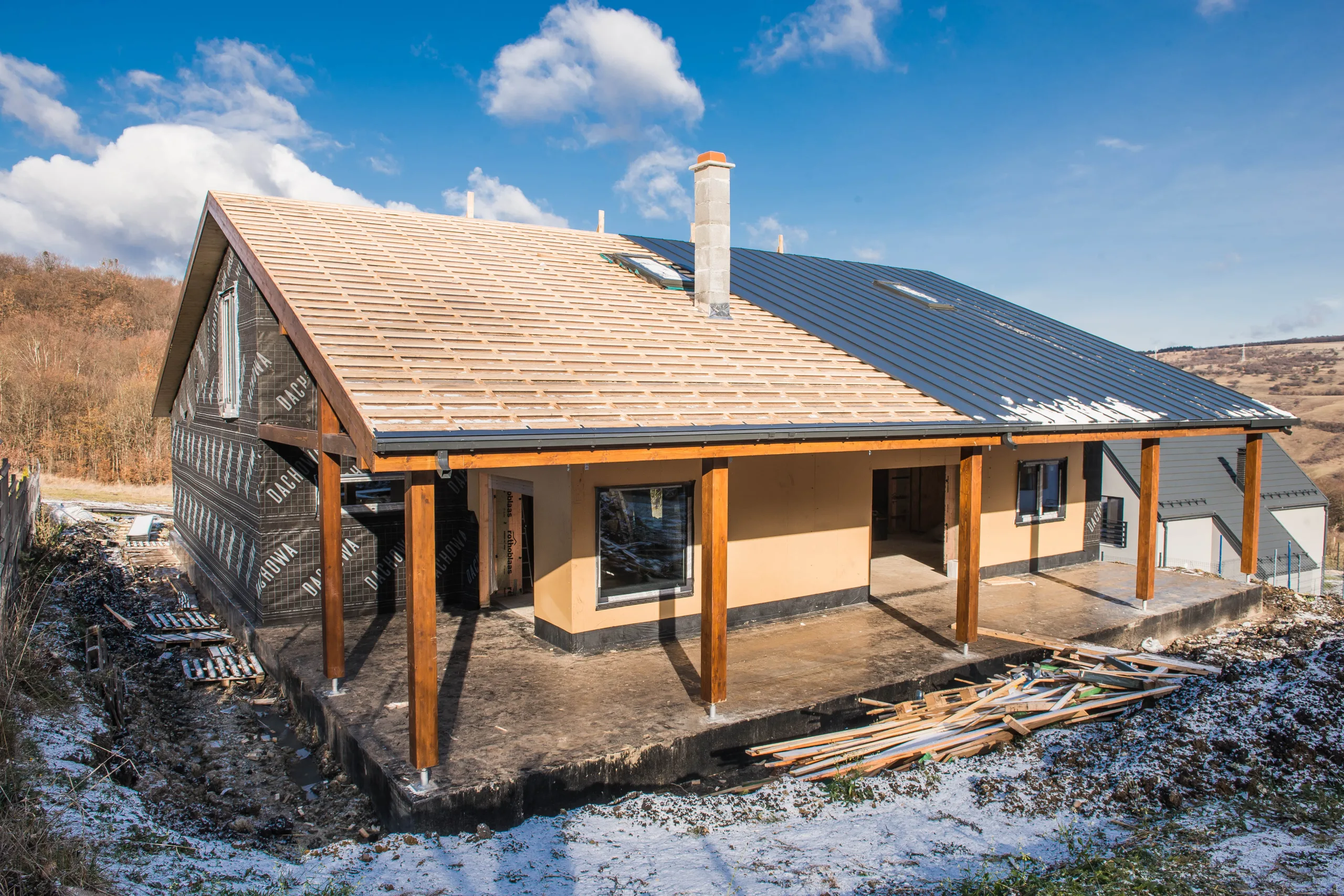 Casa pe structura din lemn Dimmer Cluj - Casa Serenity